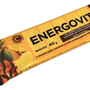 energovit – walnut, melon & pineapple bar + vit c (40g)