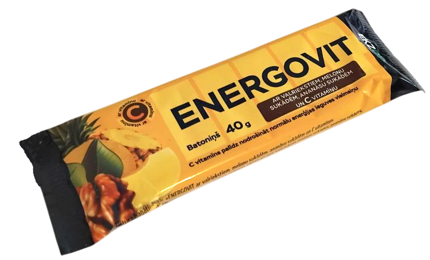 energovit – walnut, melon & pineapple bar + vit c (40g) energovit – walnut, melon & pineapple bar + vit c (40g)