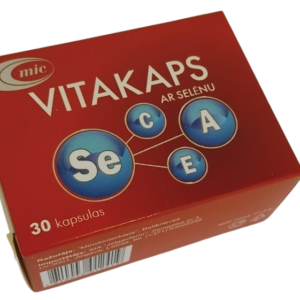 vitacaps (selenium + a + e) – antioxidant & thyroid support (30 caps)