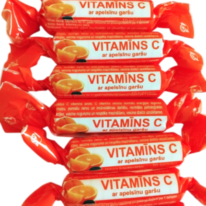 tasty vitamin c – orange flavor (10 chewable tabs)