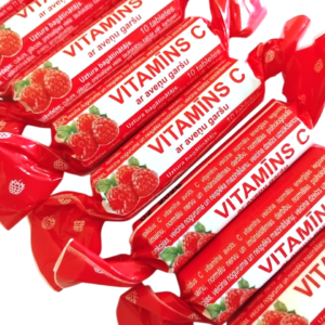tasty vitamin c – raspberry flavor (10 chewable tabs)
